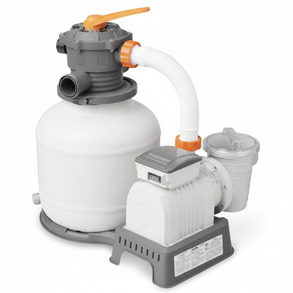 Bestway Flowclear Sand Filter Pump – 2200 & 3000 GPH for Above - Ground Pools (Model 58500) - with 2200 gal | Sold by Uncle Wiener's Wholesale