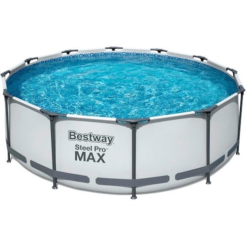 Bestway Steel Pro MAX 12 ft Above Ground Swimming Pool with Filter – 56419 - with | Sold by Uncle Wiener's Wholesale