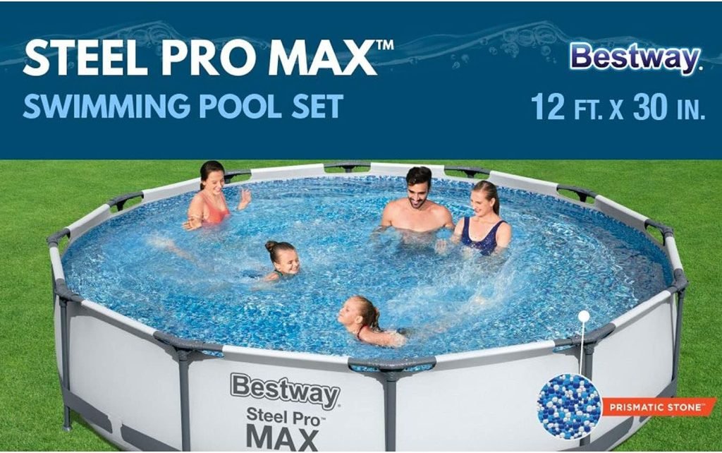 Bestway 12ft Above Ground Pool with Pump
Steel Pro MAX 56417 Pool Set for Backyard
Easy Set Up Above Ground Pool – Bestway
Round Family Pool with Filter Pump
Summer Swimming Pool – 12ft x 30in