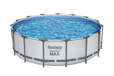Bestway Steel Pro MAX 15' x 48" Above Ground Pool Set with Filter Pump, Ladder & Cover – 56432 - with | Sold by Uncle Wiener's Wholesale