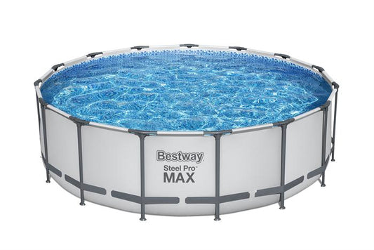 Bestway Steel Pro MAX 15' x 48" Above Ground Pool Set with Filter Pump, Ladder & Cover – 56432 - with | Sold by Uncle Wiener's Wholesale