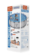Bestway Steel Pro MAX 15' x 48" Above Ground Pool Set with Filter Pump, Ladder & Cover – 56432 - with | Sold by Uncle Wiener's Wholesale
