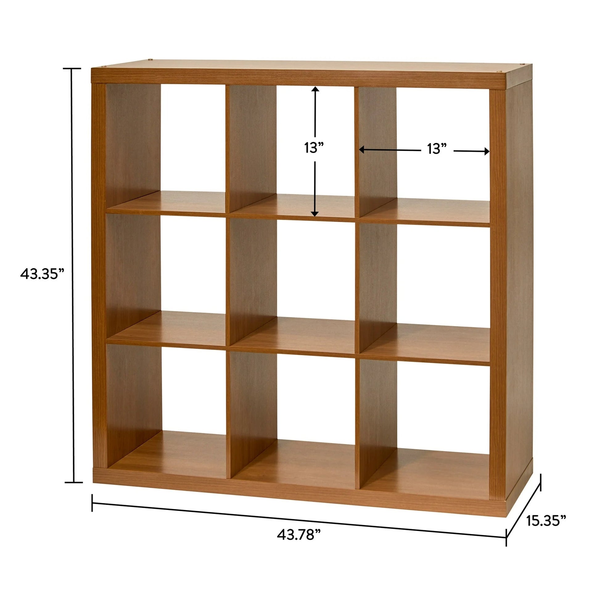 Better Homes & Gardens 9 Cube Storage Organizer, Acorn 9551020201249 - with | Sold by Uncle Wiener's Wholesale