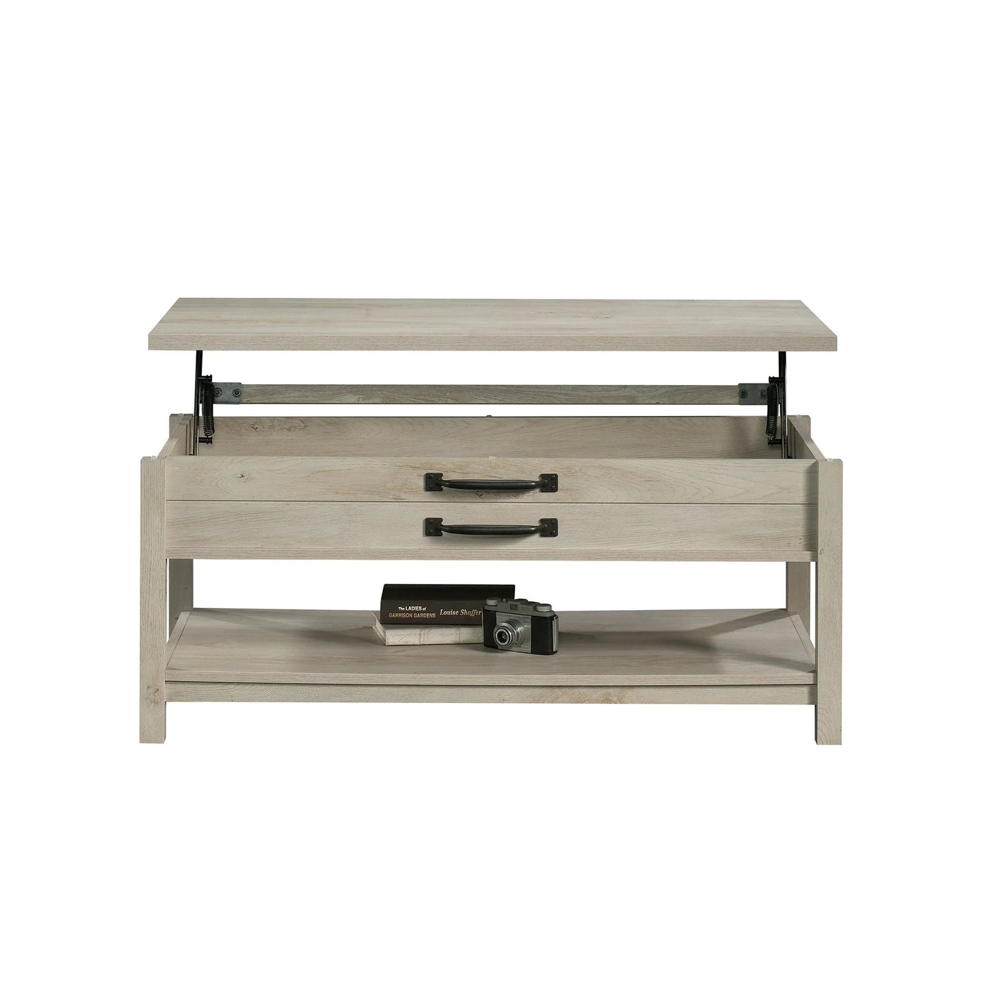 Better Homes & Gardens Modern Farmhouse Lift Top Coffee Table, Rustic White Finish 42666060141 - with | Sold by Uncle Wiener's Wholesale