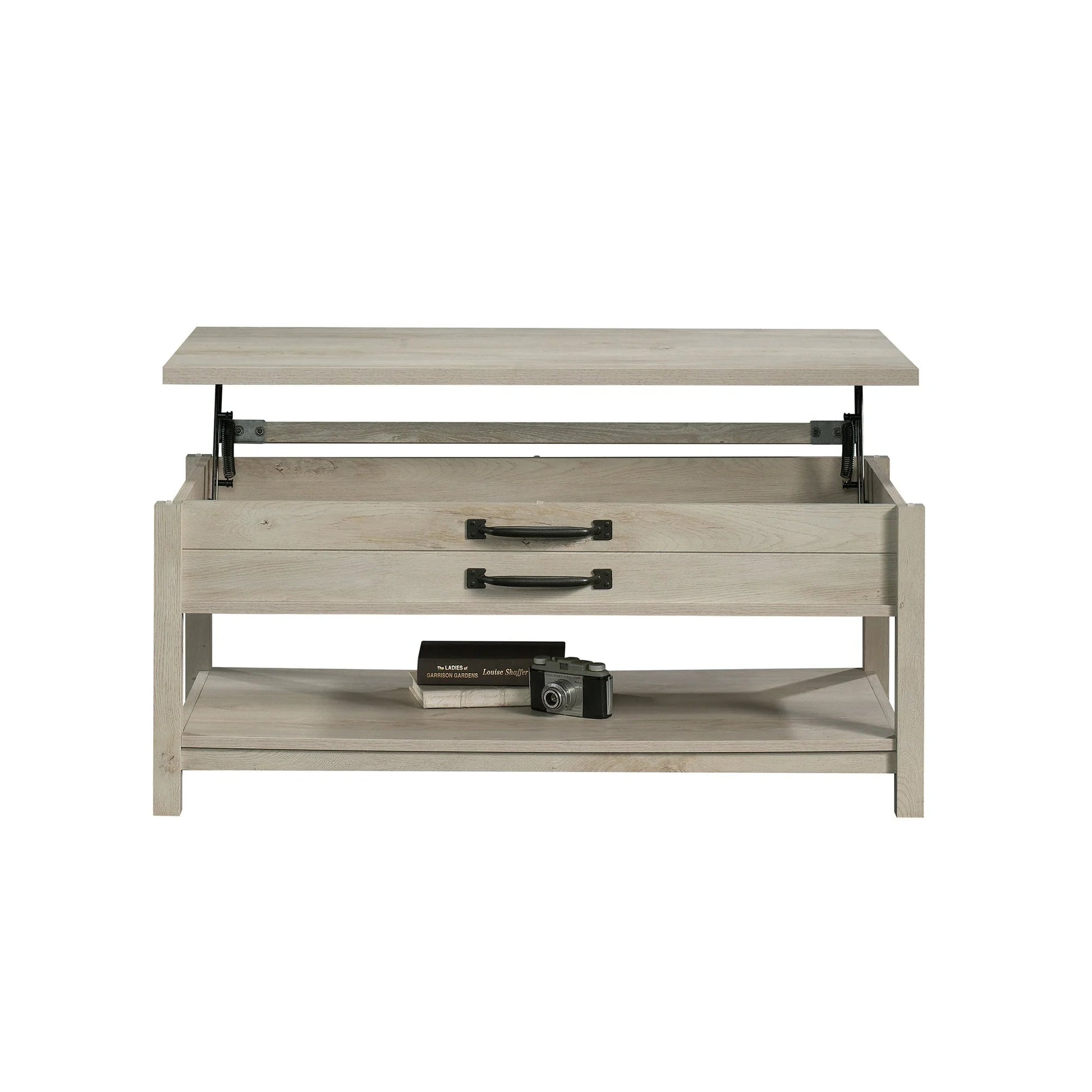 Better Homes & Gardens Modern Farmhouse Lift Top Coffee Table, Rustic White Finish 42666060141 - with | Sold by Uncle Wiener's Wholesale