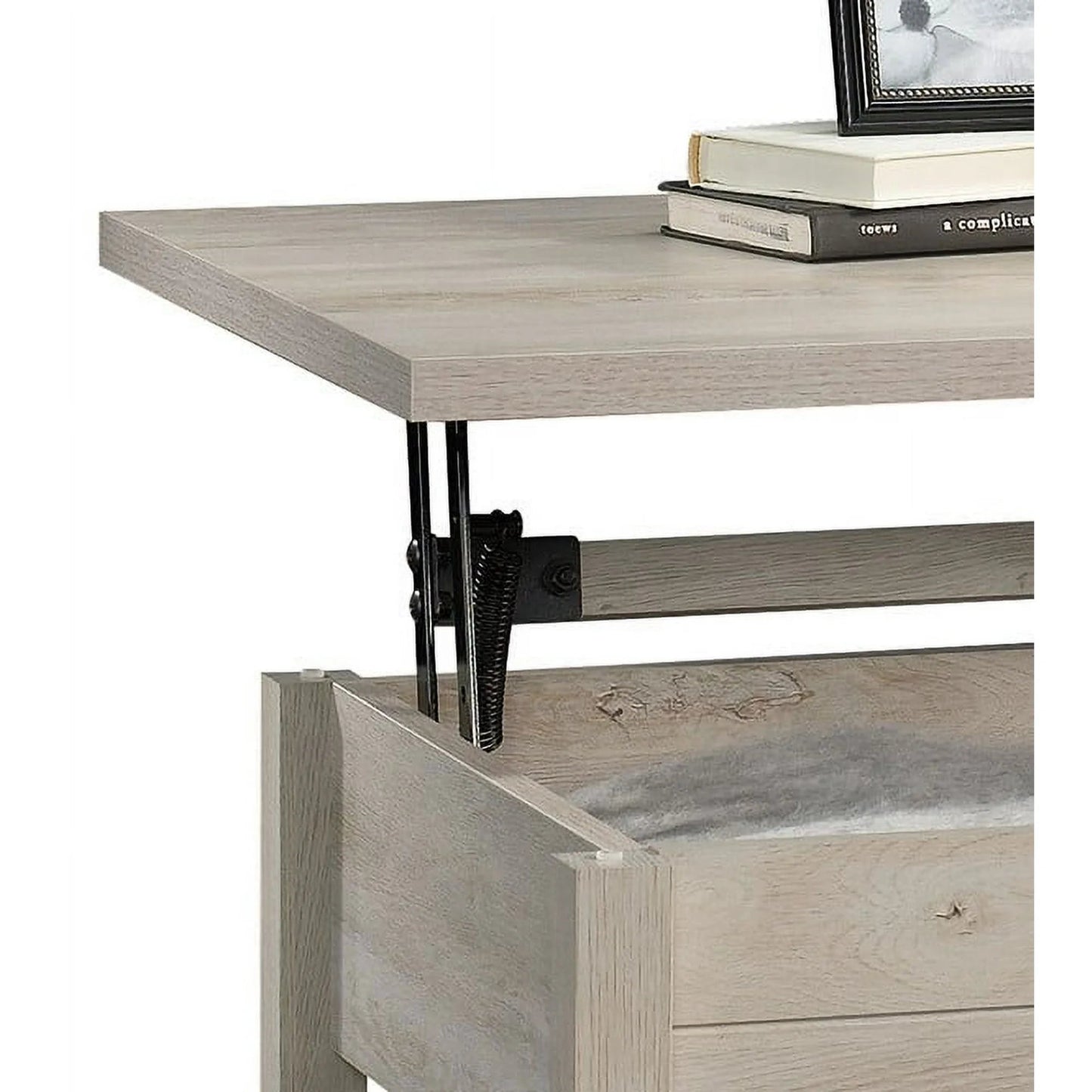 Better Homes & Gardens Modern Farmhouse Lift Top Coffee Table, Rustic White Finish 42666060141 - with | Sold by Uncle Wiener's Wholesale