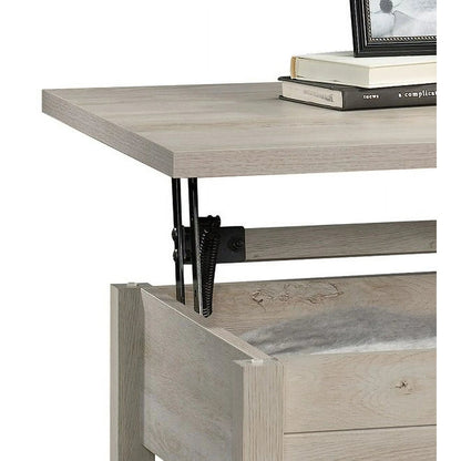 Better Homes & Gardens Modern Farmhouse Lift Top Coffee Table, Rustic White Finish 42666060141 - with | Sold by Uncle Wiener's Wholesale
