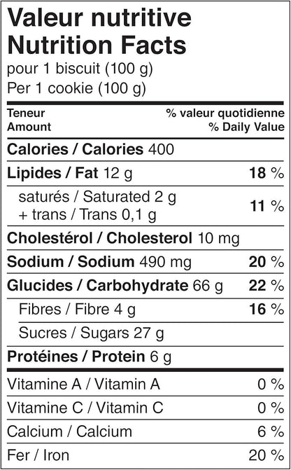 Big Daddy Oatmeal Raisin Cookies 800g Soft Home - Baked Style Gourmet Cookies 8 Pack - Snack with | Sold by Uncle Wiener's Wholesale
