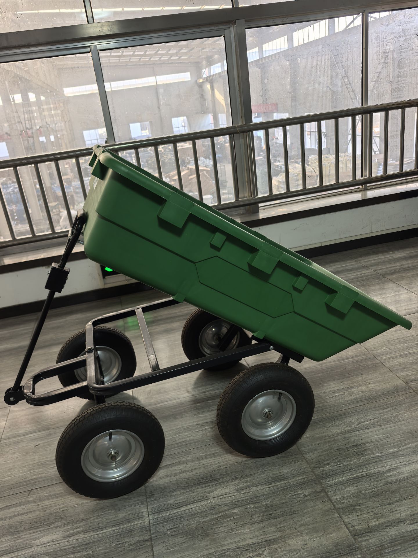 Big Dump Cart – 300kg Heavy - Duty Garden Utility Cart with 16" Air Wheels 826643 - with | Sold by Uncle Wiener's Wholesale