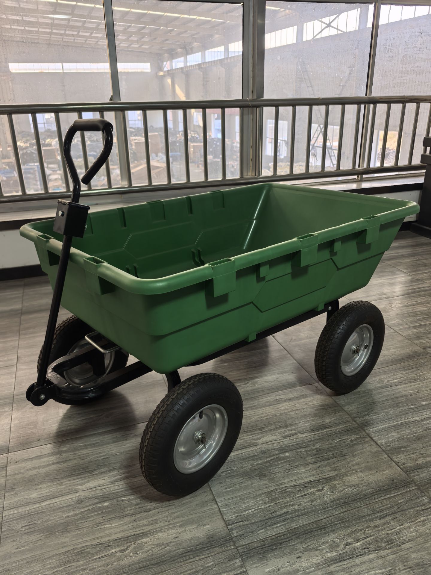 Big Dump Cart – 300kg Heavy - Duty Garden Utility Cart with 16" Air Wheels 826643 - with | Sold by Uncle Wiener's Wholesale