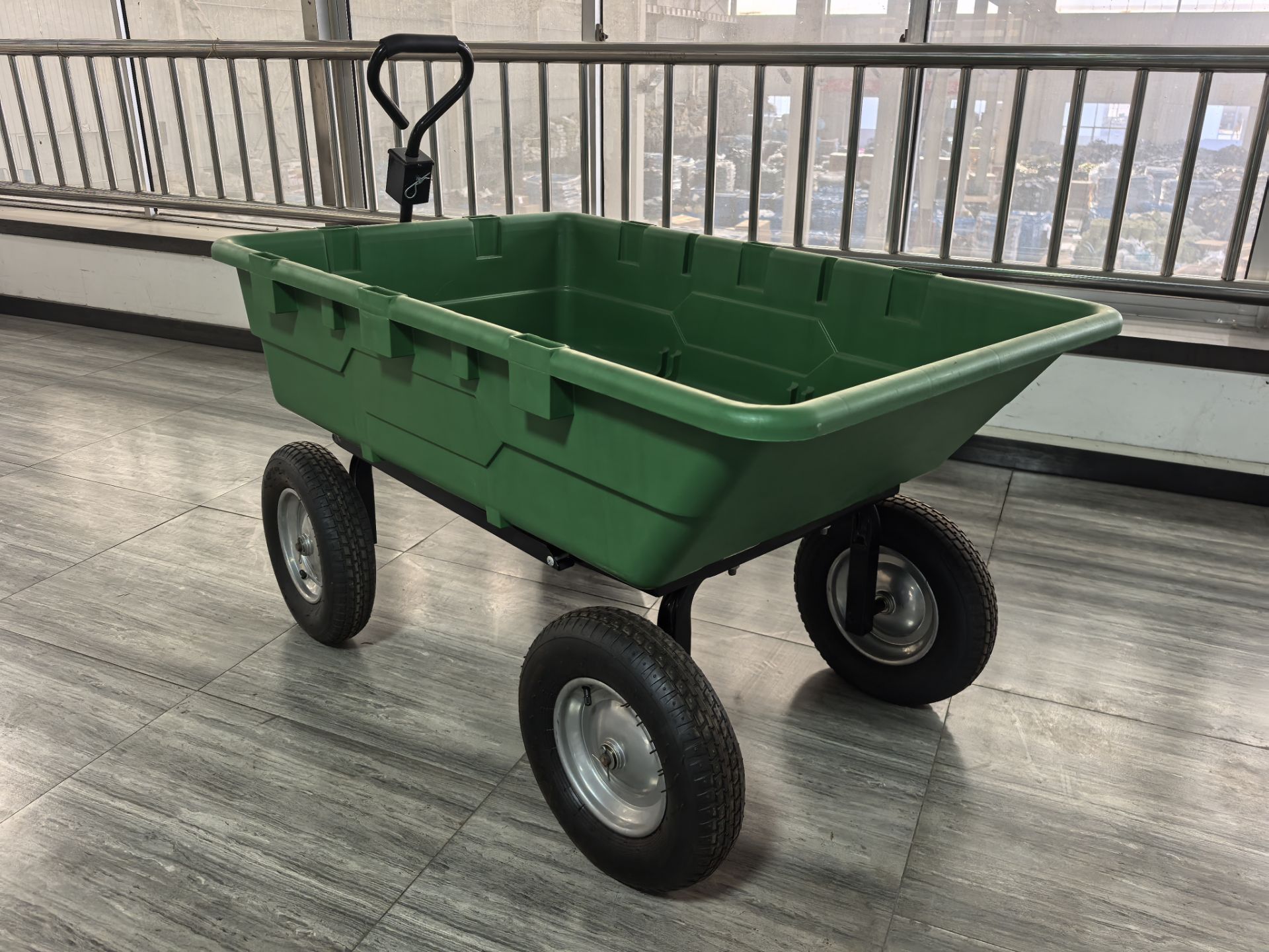 Big Dump Cart – 300kg Heavy - Duty Garden Utility Cart with 16" Air Wheels 826643 - with | Sold by Uncle Wiener's Wholesale