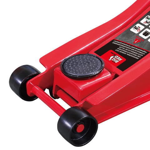 Big Red 4 - Ton Hydraulic Floor Jack – 8,000 lb Capacity, Dual Piston, 19 - 7/8" Max Lift | T84009 - with | Sold by Uncle Wiener's Wholesale