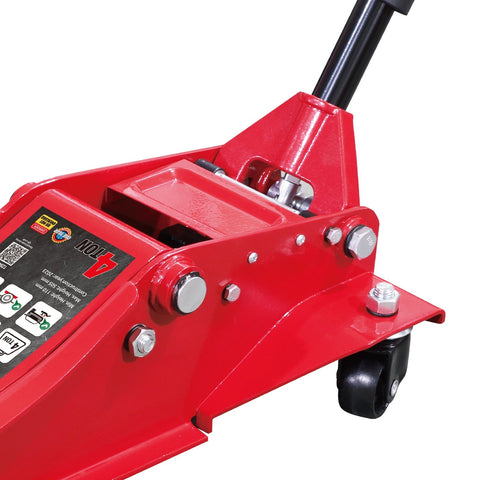 Big Red 4 - Ton Hydraulic Floor Jack – 8,000 lb Capacity, Dual Piston, 19 - 7/8" Max Lift | T84009 - with | Sold by Uncle Wiener's Wholesale