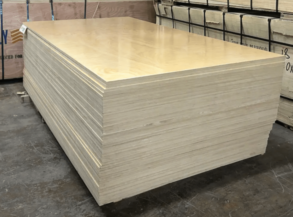 Birch Plywood 1/2" 4x8 UV Double Sided Pre Finished Panel Sheet BPLY12 - with | Sold by Uncle Wiener's Wholesale