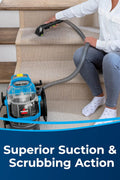 Bissell Little Green Pro Portable Carpet & Upholstery Cleaner and Car/Auto Detailer with Deep Stain Tool, 3" Tough Stain Tool, Plus Two 8 oz. Trial - Size Formulas, 3194 - with Black/Blue | Sold by Uncle Wiener's Wholesale