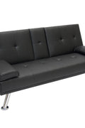 Black Futon Sofa & Bed – Deluxe Convertible Couch GS1913B - with | Sold by Uncle Wiener's Wholesale