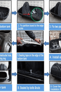 Black Septic Holding Tanks – 1000L, 1500L, 2500L Heavy - Duty Waste Tanks for Sewage Systems - with 2 Heightened Barrel for 2500L | Sold by Uncle Wiener's Wholesale