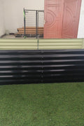 Black Steel Raised Garden Bed – Heavy - Duty Weather - Resistant Outdoor Planter Box - with 8 × 4 × 2 ft | Sold by Uncle Wiener's Wholesale