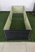 Black Steel Raised Garden Bed – Heavy - Duty Weather - Resistant Outdoor Planter Box - with 8 × 3 × 2 ft | Sold by Uncle Wiener's Wholesale