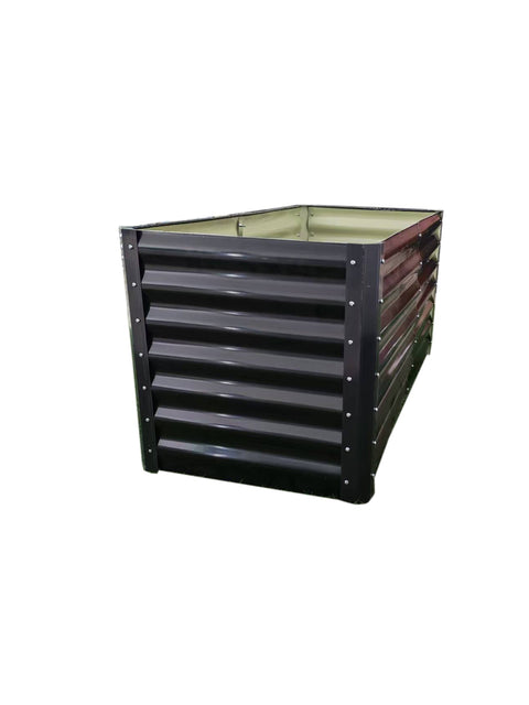 Black Steel Raised Garden Bed – Heavy - Duty Weather - Resistant Outdoor Planter Box - with 4 × 2 × 2 ft | Sold by Uncle Wiener's Wholesale
