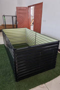 Black Steel Raised Garden Bed – Heavy - Duty Weather - Resistant Outdoor Planter Box - with 8 × 4 × 3 ft | Sold by Uncle Wiener's Wholesale