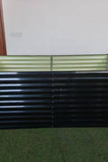 Black Steel Raised Garden Bed – Heavy - Duty Weather - Resistant Outdoor Planter Box - with 8 × 4 × 3 ft | Sold by Uncle Wiener's Wholesale