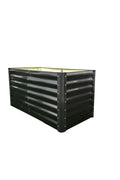Black Steel Raised Garden Bed – Heavy - Duty Weather - Resistant Outdoor Planter Box - with 4 × 2 × 2 ft | Sold by Uncle Wiener's Wholesale