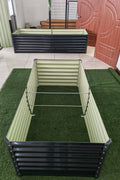 Black Steel Raised Garden Bed – Heavy - Duty Weather - Resistant Outdoor Planter Box - with 6 × 3 × 2 ft | Sold by Uncle Wiener's Wholesale