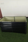 Black Steel Raised Garden Bed – Heavy - Duty Weather - Resistant Outdoor Planter Box - with 4 × 2 × 2 ft | Sold by Uncle Wiener's Wholesale