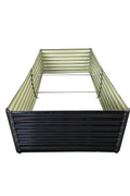 Black Steel Raised Garden Bed – Heavy - Duty Weather - Resistant Outdoor Planter Box - with 8 × 3 × 2 ft | Sold by Uncle Wiener's Wholesale