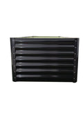 Black Steel Raised Garden Bed – Heavy - Duty Weather - Resistant Outdoor Planter Box - with 8 × 3 × 2 ft | Sold by Uncle Wiener's Wholesale