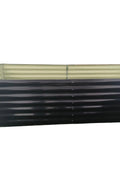 Black Steel Raised Garden Bed – Heavy - Duty Weather - Resistant Outdoor Planter Box - with 8 × 4 × 2 ft | Sold by Uncle Wiener's Wholesale