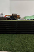 Black Steel Raised Garden Bed – Heavy - Duty Weather - Resistant Outdoor Planter Box - with 8 × 3 × 2 ft | Sold by Uncle Wiener's Wholesale
