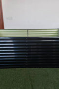 Black Steel Raised Garden Bed – Heavy - Duty Weather - Resistant Outdoor Planter Box - with 8 × 4 × 3 ft | Sold by Uncle Wiener's Wholesale