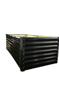 Black Steel Raised Garden Bed – Heavy - Duty Weather - Resistant Outdoor Planter Box - with 6 × 3 × 2 ft | Sold by Uncle Wiener's Wholesale