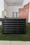 Black Steel Raised Garden Bed – Heavy - Duty Weather - Resistant Outdoor Planter Box - with 8 × 3 × 2 ft | Sold by Uncle Wiener's Wholesale