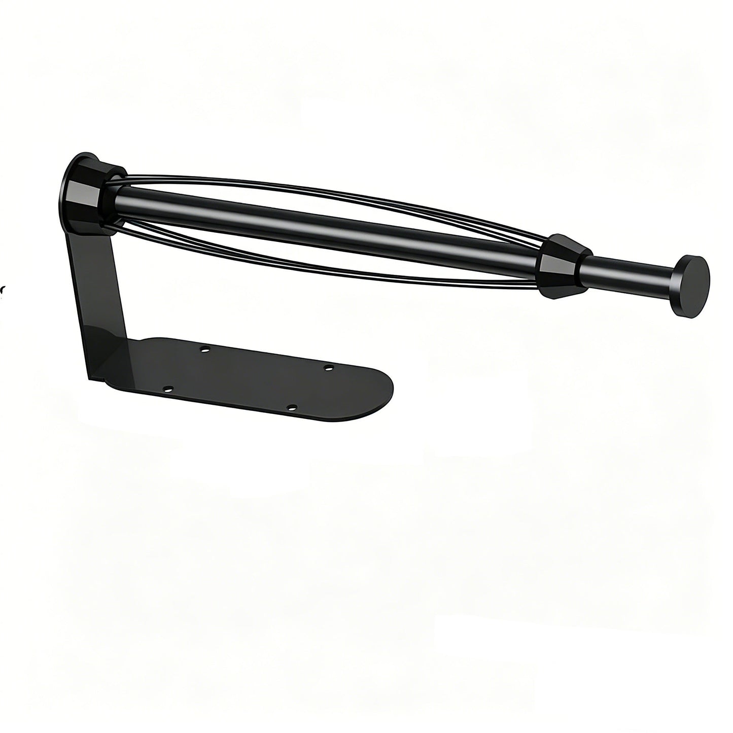Black Wall Mount Paper Towel Holder Single-Hand Operable Kitchen Dispenser 13" PT5361 - with | Sold by Uncle Wiener's Wholesale