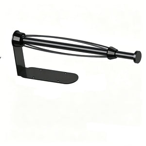 Black Wall Mount Paper Towel Holder Single-Hand Operable Kitchen Dispenser 13" PT5361