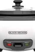 BLACK+DECKER 2 - in - 1 Rice Cooker & Food Steamer - 6 - Cup Capacity, Automatic Keep Warm, Nonstick Bowl, Steaming Basket - Effortless Cooking - with | Sold by Uncle Wiener's Wholesale