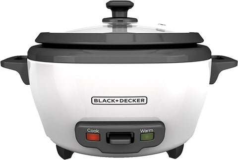 BLACK+DECKER 2 - in - 1 Rice Cooker & Food Steamer - 6 - Cup Capacity, Automatic Keep Warm, Nonstick Bowl, Steaming Basket - Effortless Cooking - with | Sold by Uncle Wiener's Wholesale