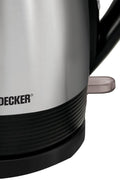 BLACK+DECKER Electric Kettle, Brushed Stainless Steel Tea Kettle, KE1518SD, Silver - with | Sold by Uncle Wiener's Wholesale