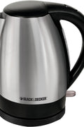 BLACK+DECKER Electric Kettle, Brushed Stainless Steel Tea Kettle, KE1518SD, Silver - with | Sold by Uncle Wiener's Wholesale
