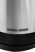 BLACK+DECKER Electric Kettle, Brushed Stainless Steel Tea Kettle, KE1518SD, Silver - with | Sold by Uncle Wiener's Wholesale