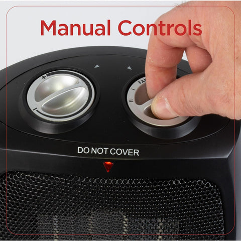 BLACK+DECKER Portable Space Heater, 1500W Room Space Heater with Carry Handle for Easy Transport - with | Sold by Uncle Wiener's Wholesale