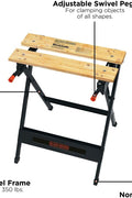 BLACK+DECKER Workmate Portable Workbench, 350 - Pound Capacity (WM125) - with One Size | Sold by Uncle Wiener's Wholesale