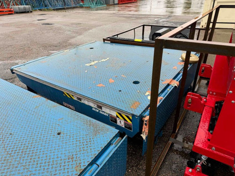 Blue Giant Workhorse Dock Levelers – Pre - Owned Industrial Loading Dock Equipment - with | Sold by Uncle Wiener's Wholesale
