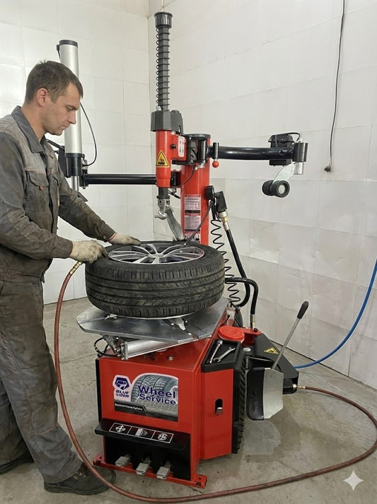 Blue Viper Dual Arm Tire Changer – Bead Blaster, Heavy - Duty | SKU: FT380 - Dual Arm Tire Changer with Bead Blaster & Quick Inflation System with | Sold by Uncle Wiener's Wholesale