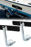 Boat Trailer Guide 2 Foot Bunk Board Guide - On Rails with Marine Grade Carpet Adjustable Galvanized Steel LYOM054 - with | Sold by Uncle Wiener's Wholesale