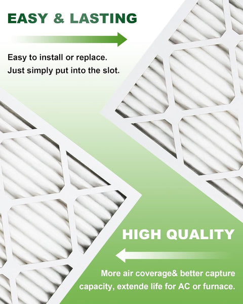 BOOGUAN Filters 14X20X1 MERV 11 Air Filters Pleated HVAC HC Furnace Filters 6 Packs - with | Sold by Uncle Wiener's Wholesale