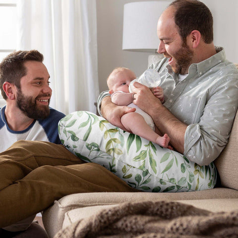 Boppy Original Nursing Support - with Gray Dinosaurs | Sold by Uncle Wiener's Wholesale